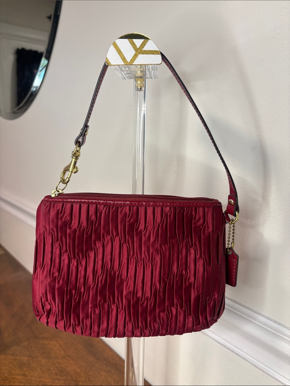COACH Vintage Coach Ashley Satin Wristlet W/ Original Hangtag (EUC) - Picture 6 of 10